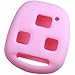 KeyGuardz Pink Rubber Keyless Entry Remote Key Fob Skin Cover Protector
