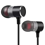 TFBOYS Headphone Super Bass Earphone Headset Noise Canceling Earbuds for Mobile Phone PC (Black)