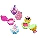 Jalousie Novelty Cupcake Lip Gloss 6 Piece Girls Birthday Party Favors FDA Approved by Jalousie Novelty