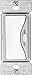 EATON 9530WS Core Aspire 9530 Preset Slide Dimmer, 120 Vac, 600 W, 1 P, 3 W, Satin, White