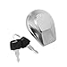 INNOGLOW Motorcycle Gas Fuel Tank Cap Compatible with Petrol Locking Polished VF750C VF750 VF 750 700 VT500C Chrome