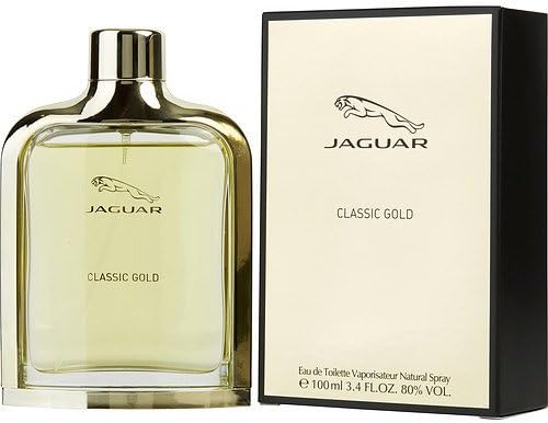 JAGUAR CLASSIC GOLD by Jaguar EDT SPRAY 3.4 OZ for MEN ---(Package Of 6)