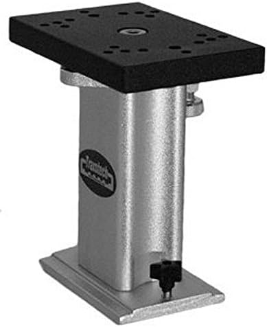 TraxstechFishing Systems Swivel Base with Riser for downriggers Mounted to Tracks for trolling Fishing