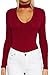 Prograce Women's Lace up Bandage Stretch Tight Bodysuit Jumpsuit Leotard