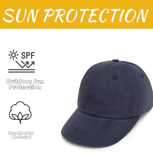 2 Packs Toddler Boys Girls Baseball Summer Hat Kids Baseball Cap Baby Sun Hat Cotton 0-10T
