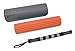 Freory 3-in-1 Foam Roller for Trigger Points. High-Medium Density Foam and Deep Tissue Massage Stick Used for Myofascial Release. (Titanium & Orange)