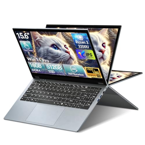 DUNHOO 15.6 Inch 2-in-1 Laptop
