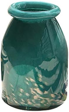 花器 アイスブルーの花瓶現代のミニマリストのヨーロッパの家具の居間のテーブルの挿入物の花瓶の飾り 待望 花瓶