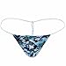FEESHOW Men's Ice Silk G String Thong T-Back Underwear Bikini Briefs