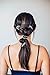 Kitsch Mega Spiral Hair Ties for Women - Waterproof Ponytail Holders | Stylish Phone Cord Hair Coils for Teens & Girls | Thick & Thin Hair, 4 Pc Clear