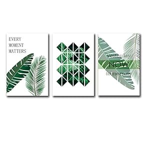 3 Panel Canvas Wall Art Canvas Prints Painting Wall Decor for Living Room Wooden Framed Home Decorations - 16"x24" x 3 Panels
