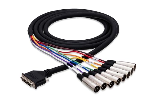 Hosa HosaTech DTM-805 5m DB25 to XLR3M Balanced Snake Cable