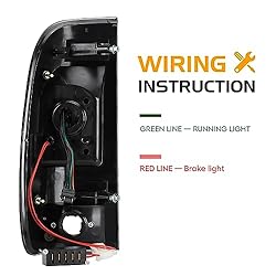 Bomusou LED Tail Light Assembly + 3rd Brake Light