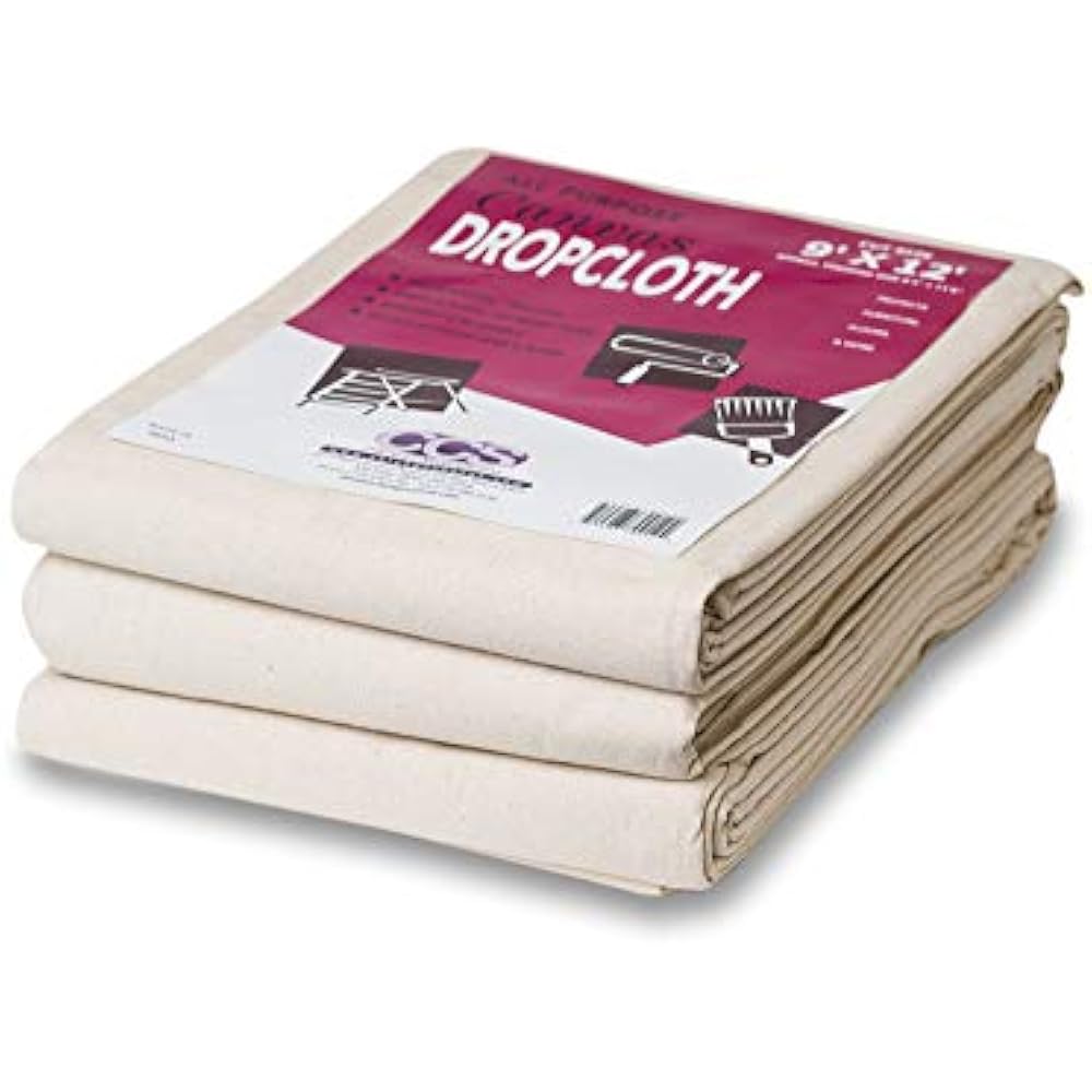 4 X 12 All Purpose Canvas Cotton Drop Cloth By eBay