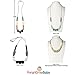 ReignDrop Baby Teething Necklace For Mom, Silicone Baby Teether Necklace For Teething Pain Relief In Babies and Toddlers, Light Weight, Stylish Chewable Necklace For Boys and Girls (Grey,Mint,White)