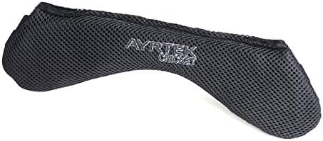 Ayrtek Nek-Tek Cricket Helmet Neck Guard, Black