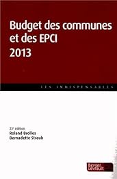 Budget des communes et des EPCI 2013