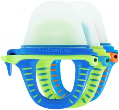 Teether Puff Teetherpop Fillable Silicone Teether for Babies – Breastmilk Popsicle ...