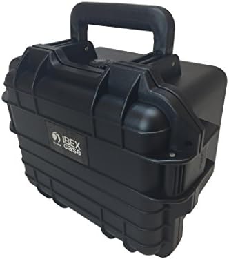 Black Hard Protective Case for DSLR Cameras and Other Equipment- Water Tight, Rugged, Pressure Release Valves