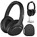 Sony WH-XB900N Extra BASS Wireless Noise Cancelling Headphones (Black) with Hardshell Headphone...