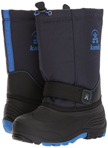 Kamik Boys' Rocket Snow Boot, Navy/Navy, 10 Medium US Toddler