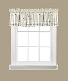 Saturday Knight Live Laugh Love Multicolored Embroidered Valance