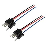 TOMALL H4 HB2 9003 Male Socket for LED Replacement Headlight Connector Wiring Harness Conversion Kit