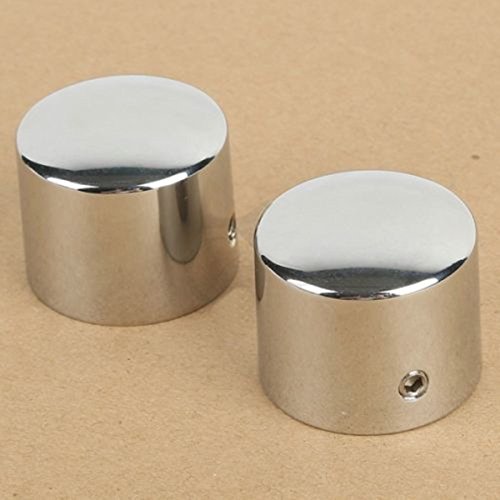 Chrome Front Axle Nut Cover Bolt For Harley Touring Softail Road King Glide FLTR