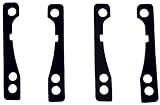 2mm Pro Drop Through Rubber Riser Pads