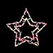 Northlight Lighted Star Christmas Window Silhouette Decoration - 16