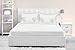 Dormire Hypoallergenic Shredded Memory Foam Pillow with Removable Bamboo Soft Pillow Case - Queen Size