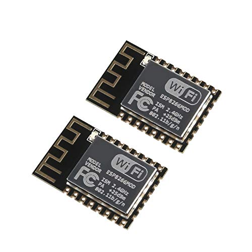 2pcs ESP8266 ESP-12F Serial WiFi Model for Arduino Wireless Transceiver Remote Port Network Development Board (ESP-12F)