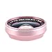 Cozy Blue Selfie Phone Lens 2 in 1 Clip-on Lens Kit 0.6X Super Wide Angle & 15X Macro Phone Camera Lens for iPhone X 8/7/6/5,iPad Android Smartphone Mobile Phone(Pink)