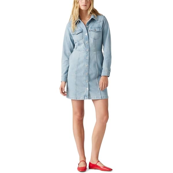 GAP Womens Denim Western Mini Dress Medium Wash M at Amazon Women's Clothing  store