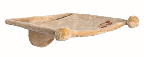 Trixie 43511 Plüschmulde zur Wandbefestigung, 42 × 41 cm, beige