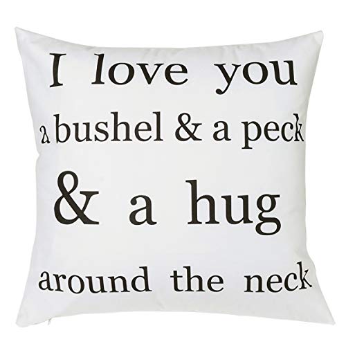AMSKY Chrismas Pillow Cases White,Cotton Flannel Square Home Decorative Throw Pillow Case Sofa Waist Cushion Cover,Cleaning Supplies