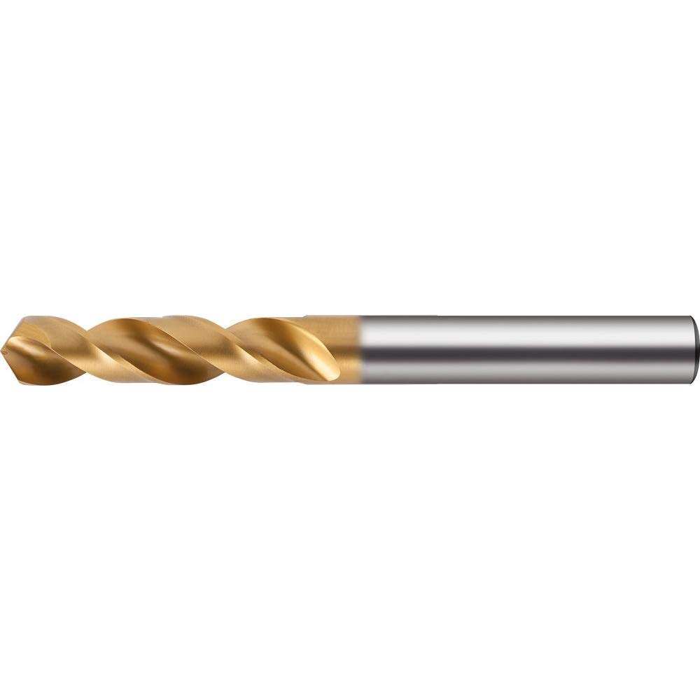 Gühring 9055200056000 HSS DIN 1897 Type GU Short Twist Drill, 0 V, Silver/Gold