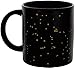 Heat Changing Constellation Mug - Gold Stars - Add Coffee or Tea and 11 Constellations Appear - Comes in a Fun Gift Box