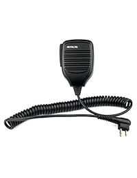 Retevis 2 pin Sholder altavoz micrófono para Motorola Radios de dos vías GP68 GP88 GP300/2000 CT150 P040 Pro1150 HYT (1 Pack)