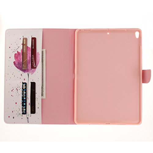 iPad Pro 10.5 Inch Case,LittleMax(TM) Synthetic Leather Flip Wallet Case Cover [Kickstand] Protective Shell for Apple iPad Pro 10.5 Inch 2017 Release [Free Cleaning Cloth,Stylus Pen]-04 Purple Orchid - Thumbnail 7