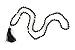 108 Black Lava Stone Mala Necklace or Wrist Wrap for Meditation, Prayer, Japa, Tantra, Aromatherapy