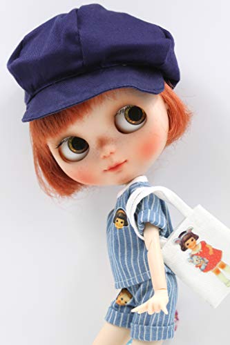Blythe Fashion Outfit JSB-16 Blue Stripe Suit +Bag Doll Blythe Clothes
