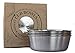 Caveman Premium Heavy Stainless Steel Small Bowls For Baby Toddler Kids Snacks 4 Pack Cub Bowls