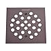 Shower Drain Cover -TRUSTMI Square 4-1/4-inch Screw-in Floor Drainer Grate, Oil Rubbed Bronze, Also Chrome and Brushed Nickel for Choose