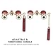 Opera Glasses/Binoculars w 3 x 25 in, for Travel Hiking Bird Watching Adults Kids (Lorgnette, with Handle- Red)