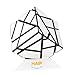 Magic Cube, Haip 3x3 Ghost Cube Puzzle Cube Magic Cube Silver (Base Holder/Bag Included)