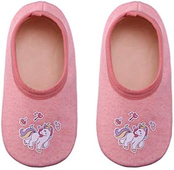 FANZERO Baby Toddler Boys Girls Cotton Cute Cartoon Animal Non Skid Slippers Newborn Infant Warm Winter Crib Shoes