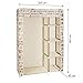 Artmoon Manitoba Double Canvas Wardrobe Foldable 105 X 45 X 160 cm