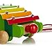 World of Eric Carle Wood Pull Along Xylophone Instrument for Kids