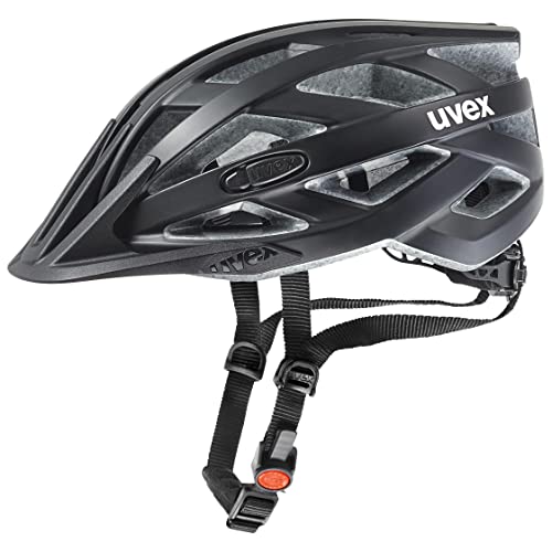 uvex i-vo cc - lightweight all-round helmet for women and men - individually adjustable fit - expandable with LED light - black matt - 52-57 cm